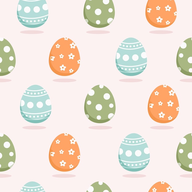 easter eggs pattern