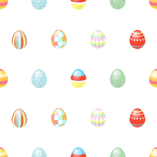 Easter eggs pattern