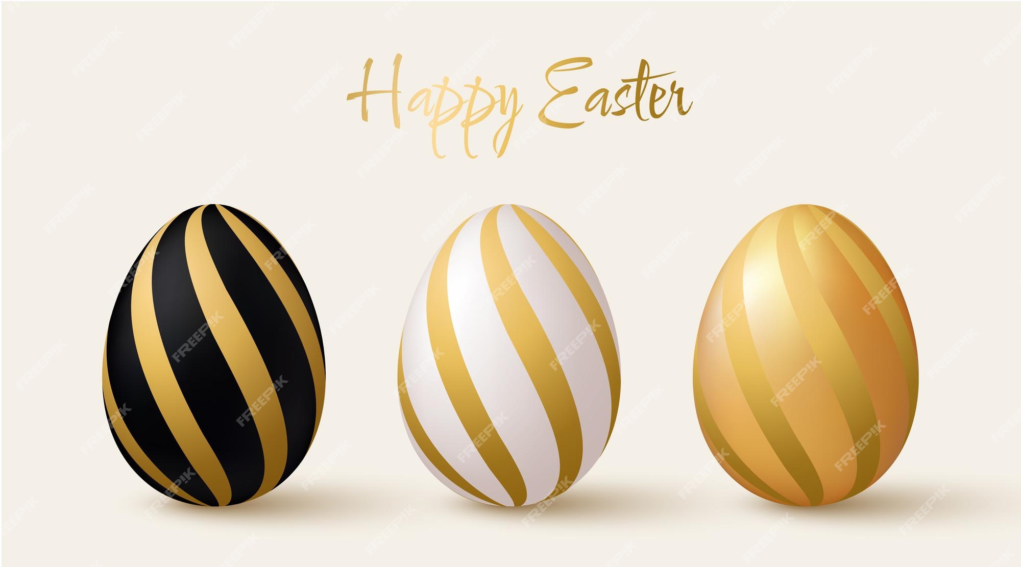 Easter Eggs 3d Transparent PNG, 3d Gold Easter Eggs With Happy, Easter  Clipart, Easter, Egg PNG Image For Free Download