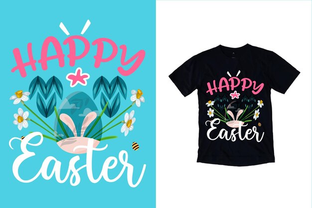 Easter eggs spring flower t shirt