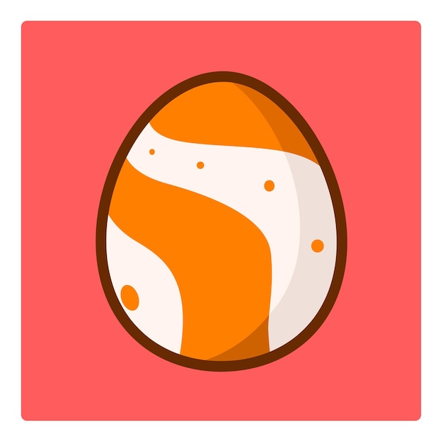 Vector a easter eggs with various drawings flat design style minimal vector illustration