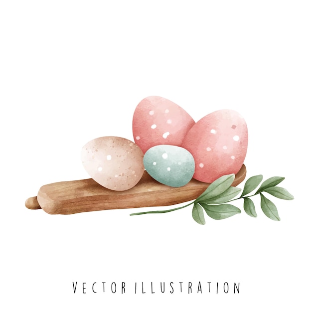 Vector easter eggs