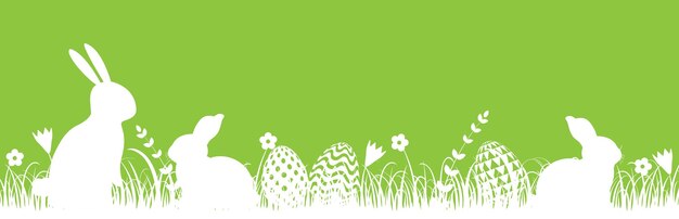 Easter featuring rabbits and Easter eggs