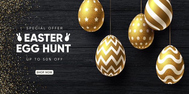 Easter Holiday sale background
