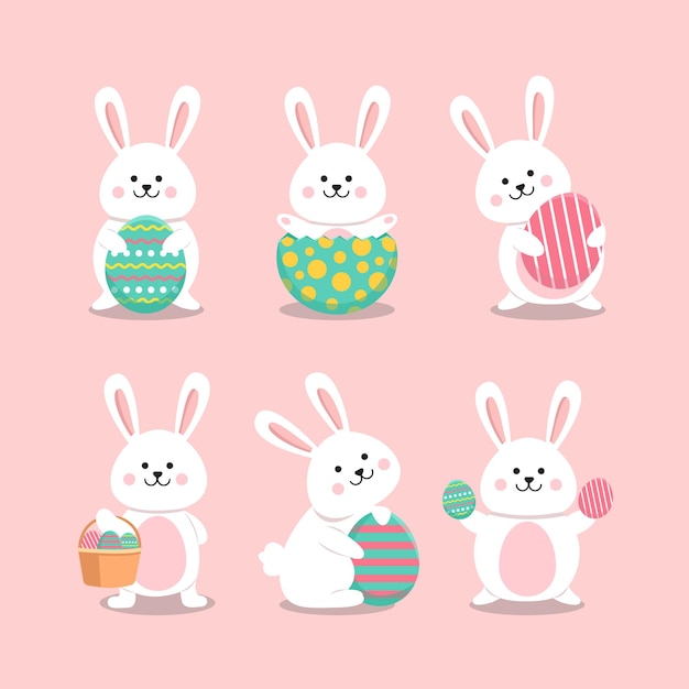 easter illustration set