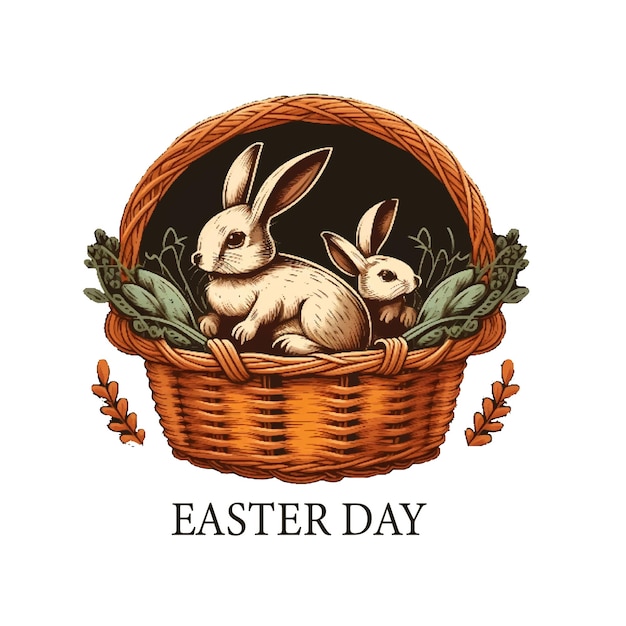 Easter Logo Rabbit business Logo Amazing and Classy Eater background