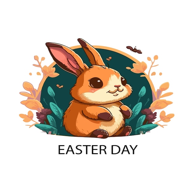 Easter Logo Rabbit business Logo Amazing and Classy Eater background