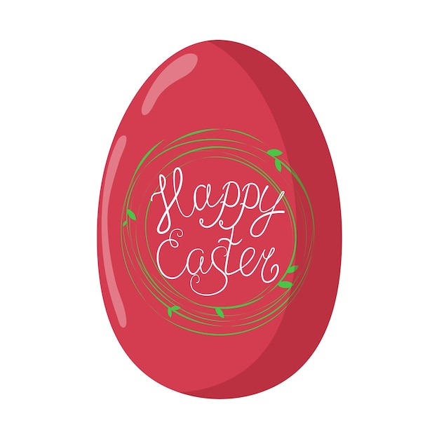 Easter painted egg