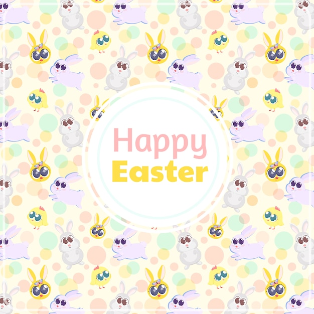 Easter pattern background