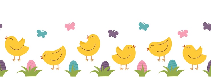 Vector easter pattern4