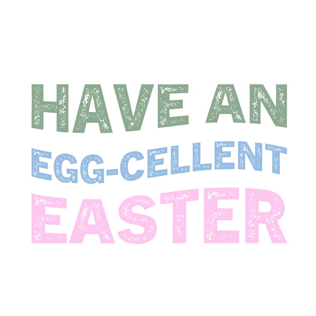 Vector easter quotes design