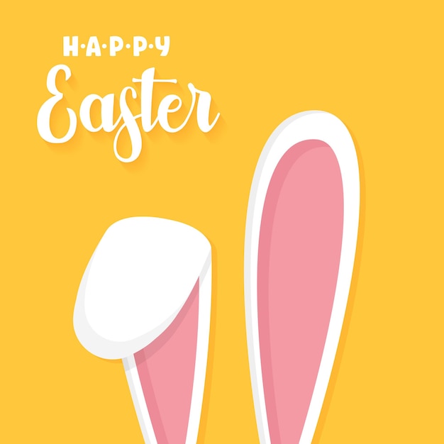 Vector easter rabbit easter bunny vector illustration