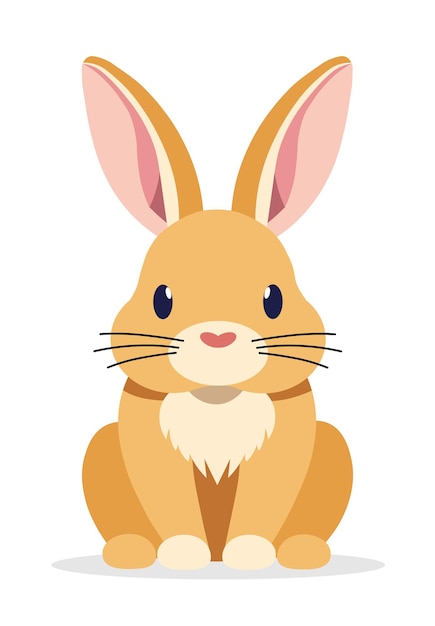 easter rabbit vector illustration