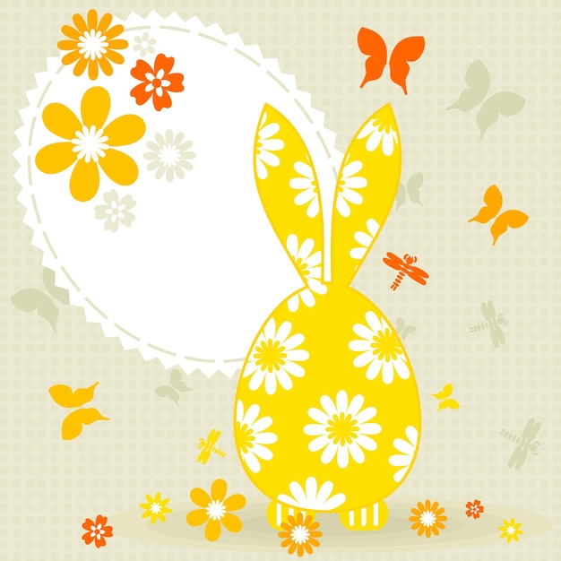 Vector easter rabbit4