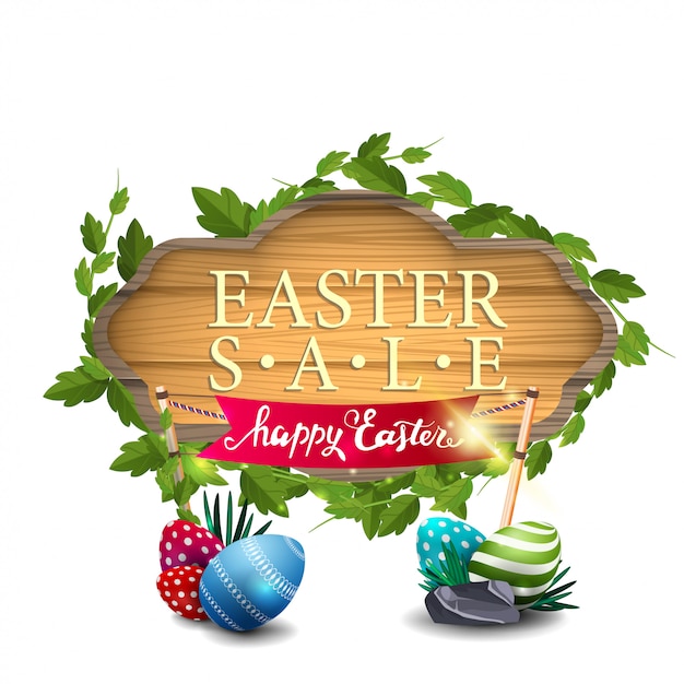 Easter sale banner 