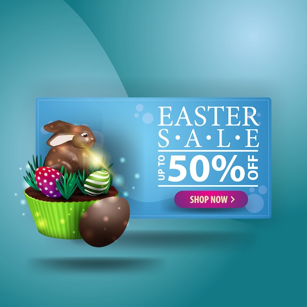 Easter sale banner 