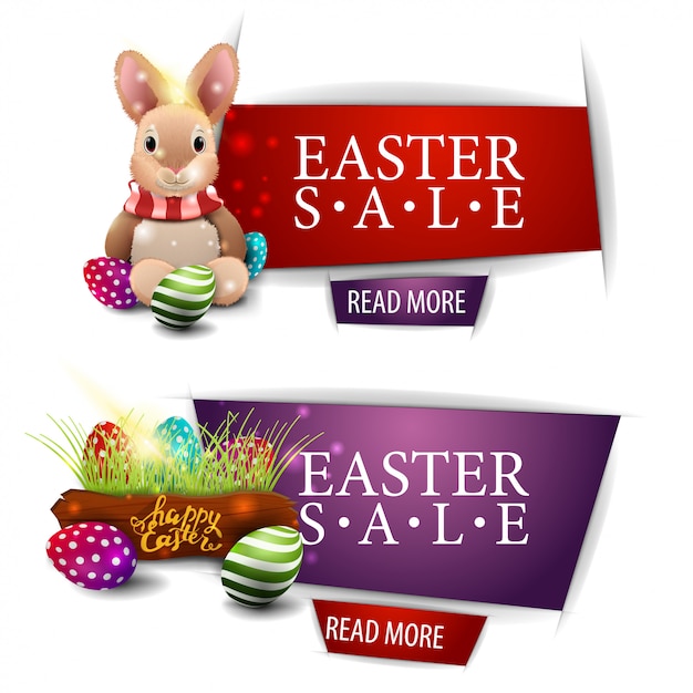 Easter sale banner 