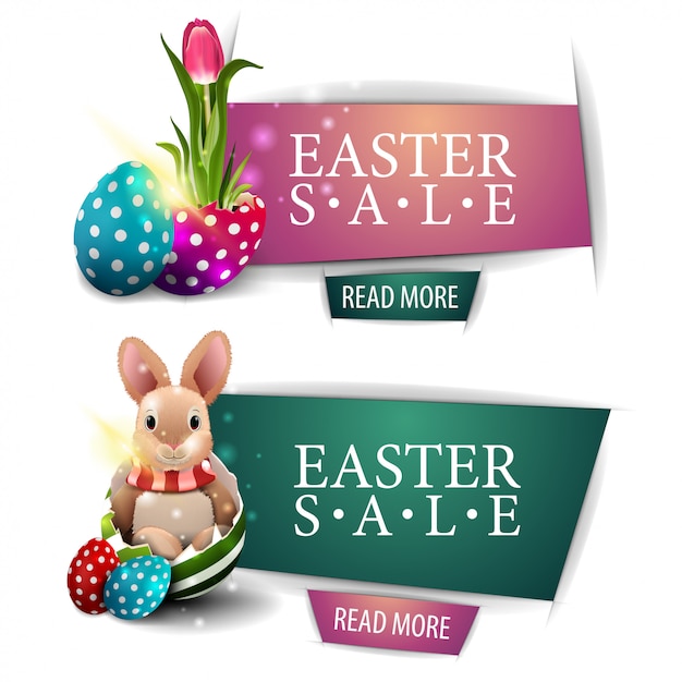 Easter sale banner 