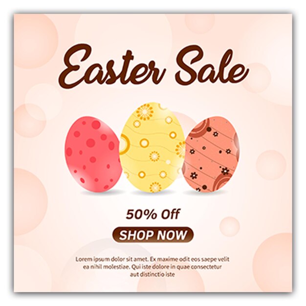 Vector easter sale