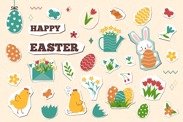 Vector easter set1