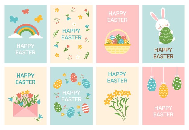 Vector easter set6
