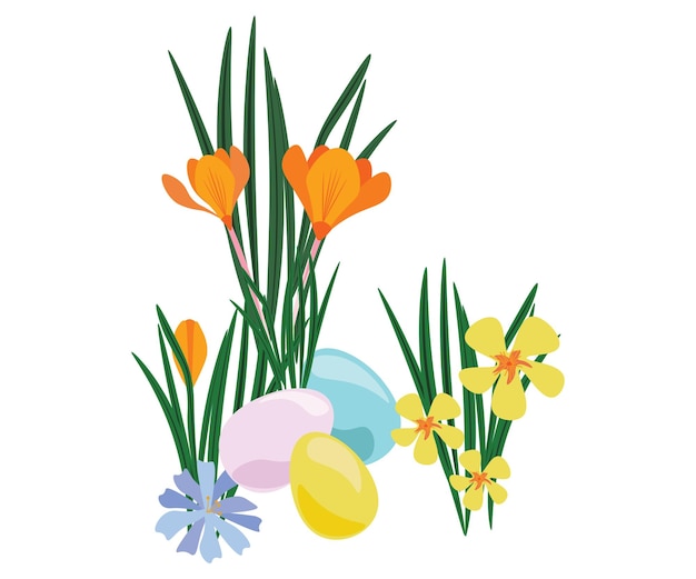 Vector easter set