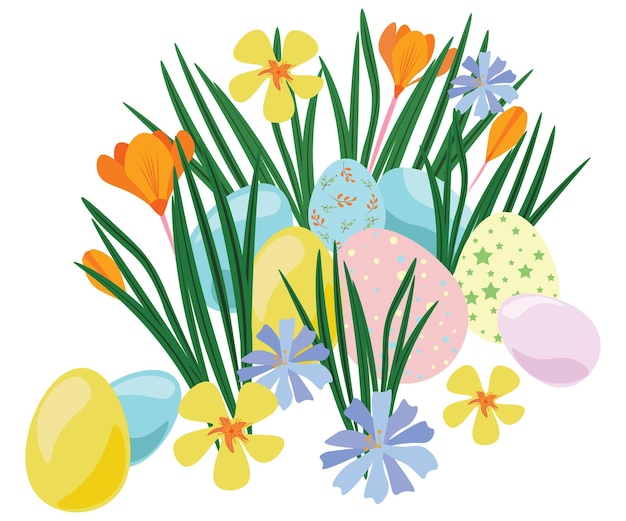 Vector easter set