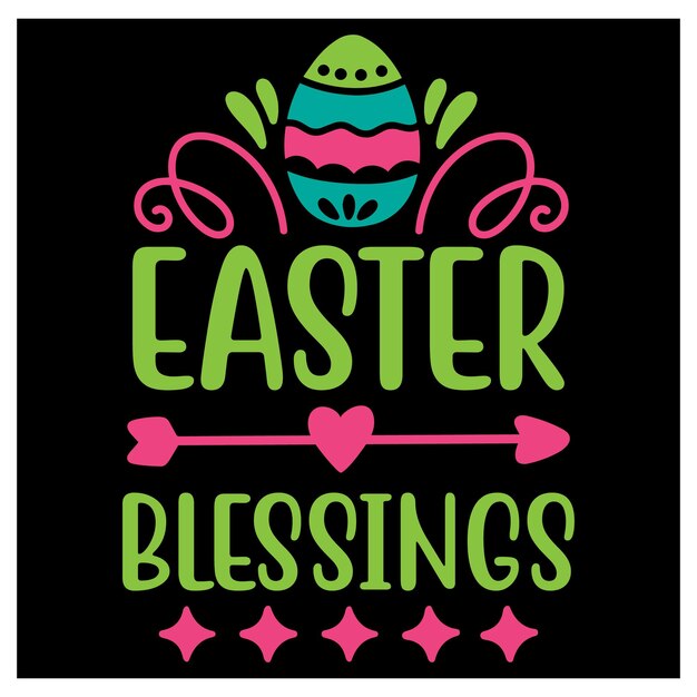 Vector easter svg design