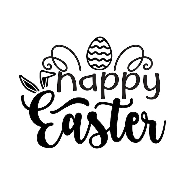 Vettore disegni svg di pasqua