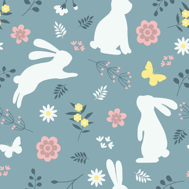 Vector easter vector seamless pattern