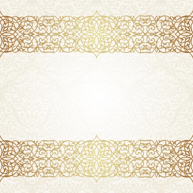 Eastern filigree ornament background