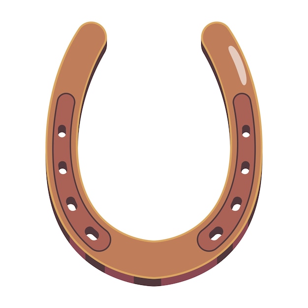 Easy to use flat icon of hoof protection