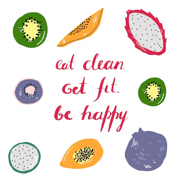 eat clean, get fit, be happy