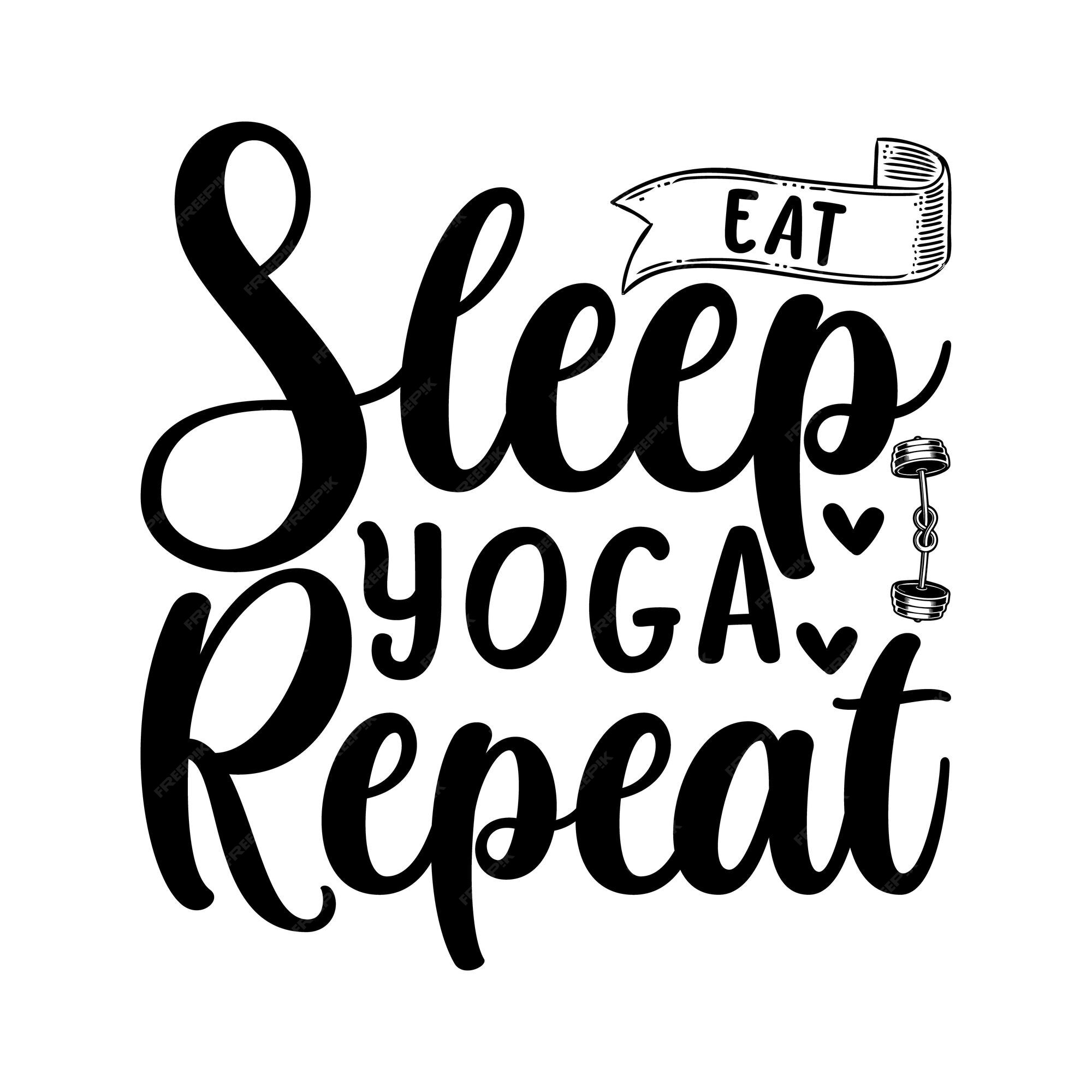 Eat Sleep Repeat Template Mouse Pad
