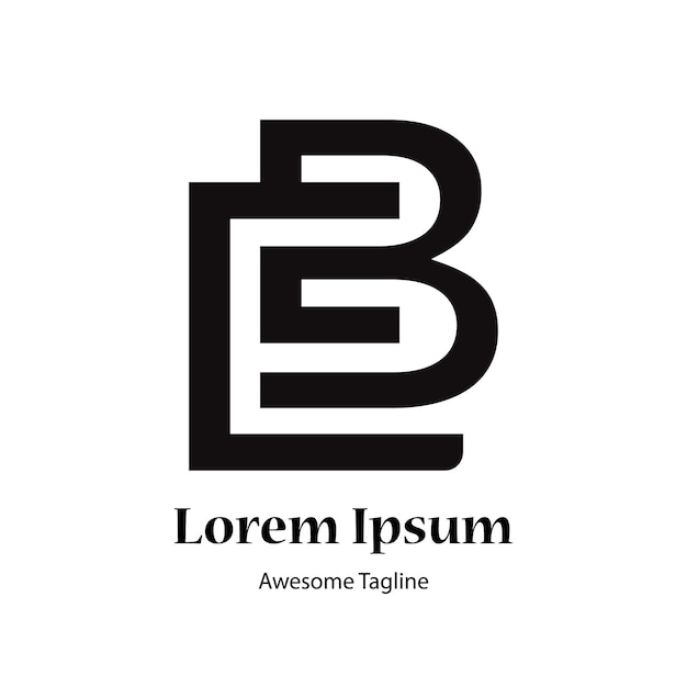 이 글자의 시작은 EB 로고 디자인 아이콘입니다.
