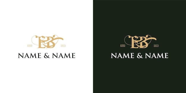 EB logo luxe ontwerp