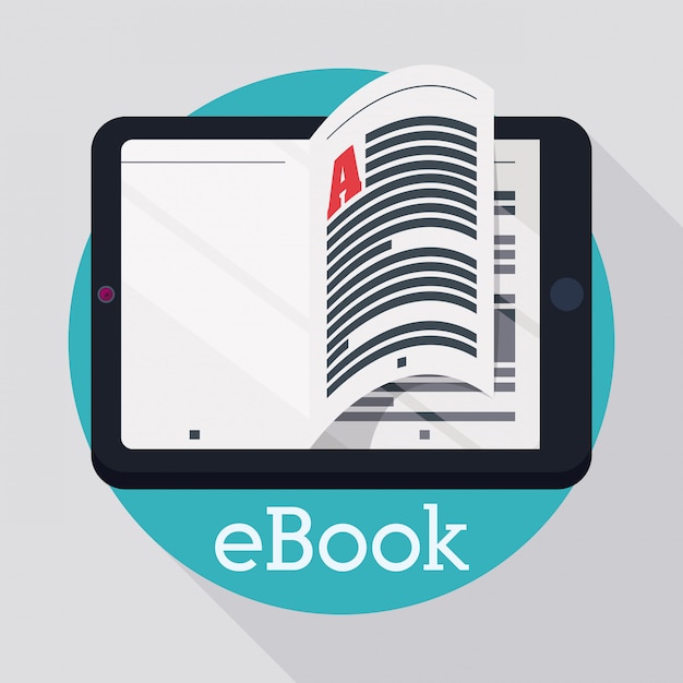 Vector ebook design.