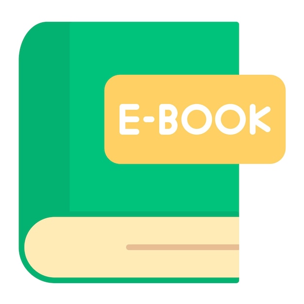 Illustrazione piatta dell'ebook