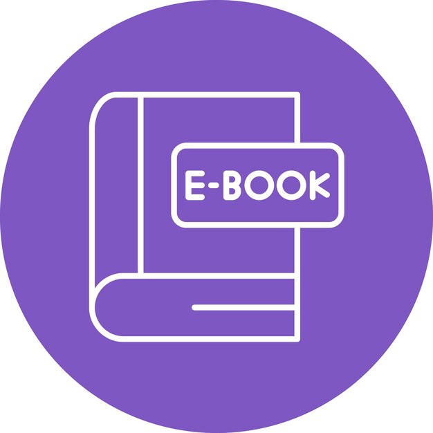 Vector ebook icon vector image can be used for learning