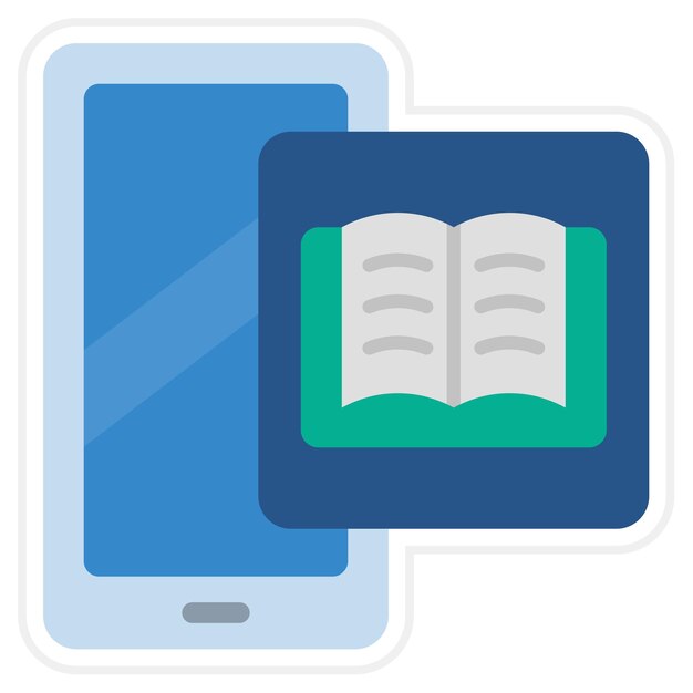 Vector ebook icon