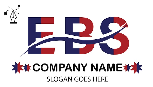 Vector ebs letter logo