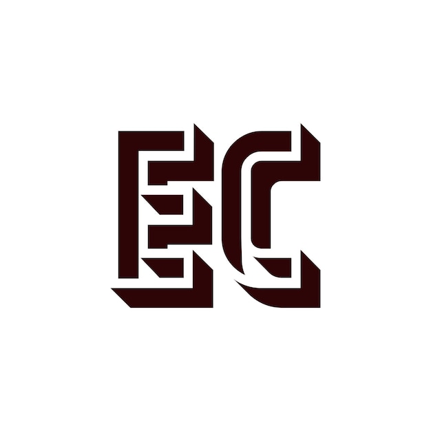 EC 3D 로고 디자인