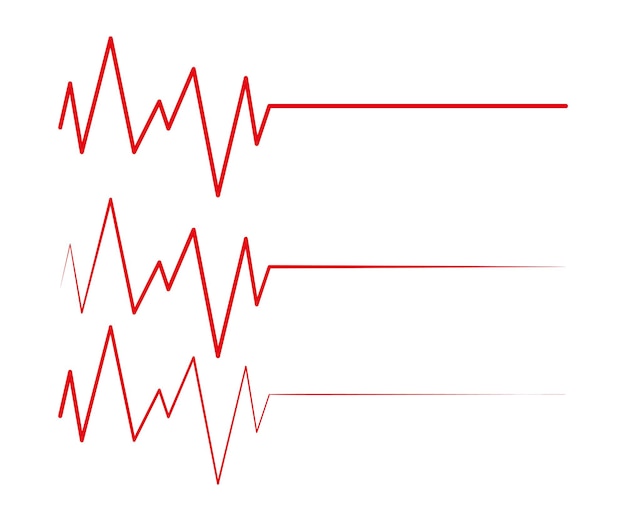 ECG heart beat icon symbol Heart beat pulse hospital logo sign