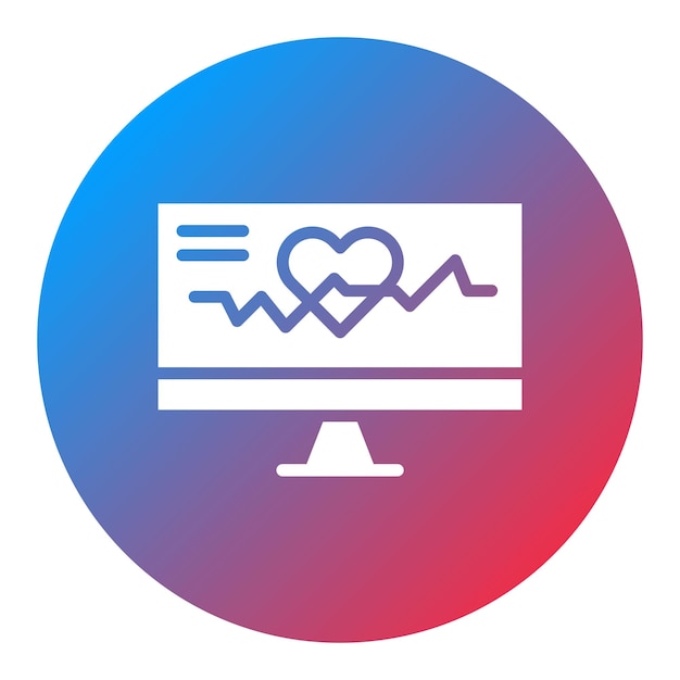 ECG 아이콘 터 이미지 실험실에 사용할 수 있습니다.