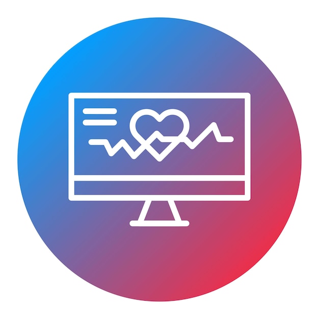 ECG 아이콘 터 이미지 실험실에 사용할 수 있습니다.