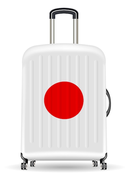 echte reisbagage tas met japan vlag