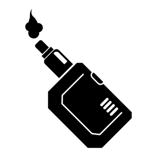 Ecigarette icon logo vector design template