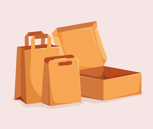 Эко-пакеты и коробочная упаковка