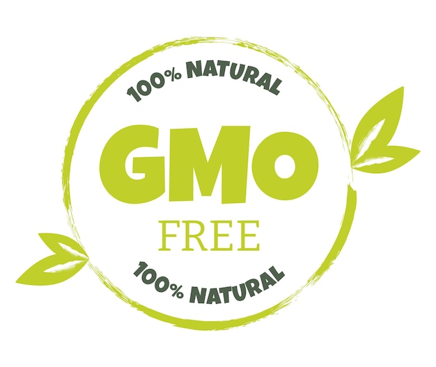 Вектор Эко-био органические и натуральные продукты наклейка этикетка значок и логотип