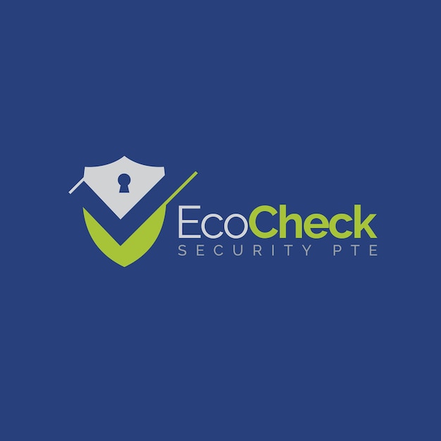 Eco check security sheild with locker logo